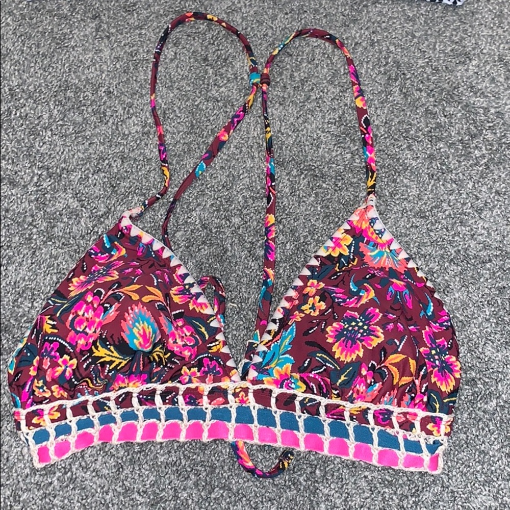 target bikini top with crisscross strap in back